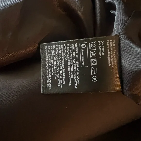 Zara Elegant Santin blend Black Vest Blazer - Picture 7 of 8